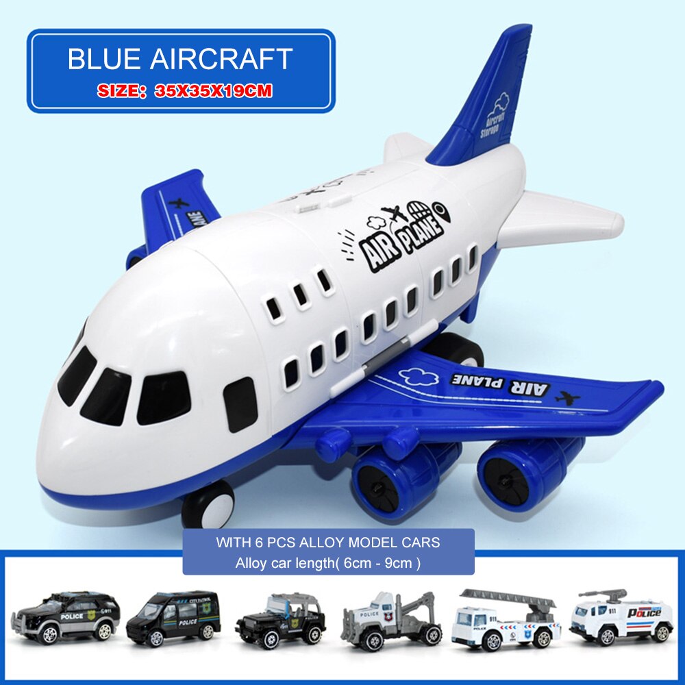 Airplane Toys for Children/Large Storage Transport Aircraft, Truck & Car