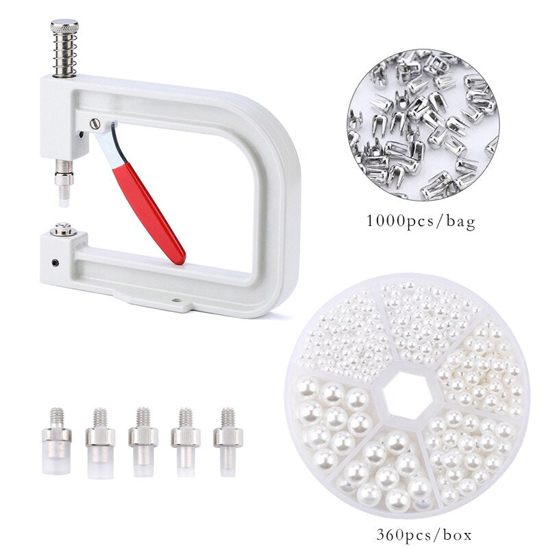 Manual Fixing Pearl Setting Machine Pearl Rivet Setter Tool 4mm-8mm