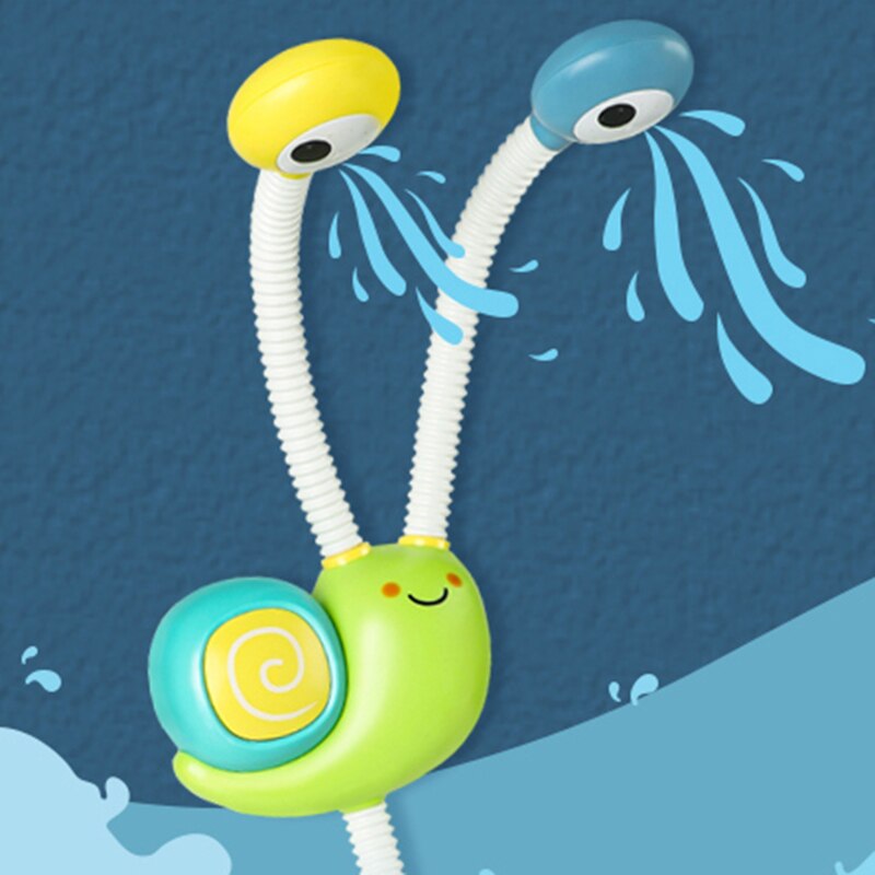 Bath Toys Water Game Snail Spraying Faucet Shower. Electric Water Spray Toy For Baby Bath time