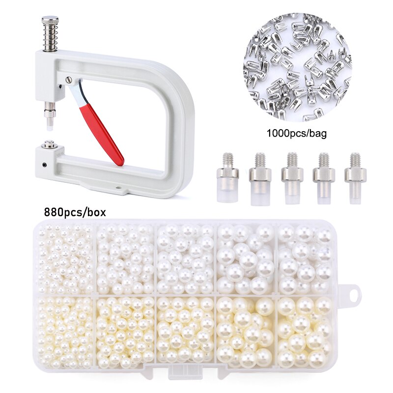 Manual Fixing Pearl Setting Machine Pearl Rivet Setter Tool 4mm-8mm