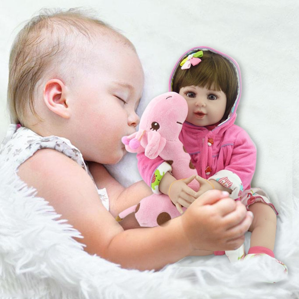 42CM Baby Doll, Sleeping companion, Realistic, Lifelike Soft