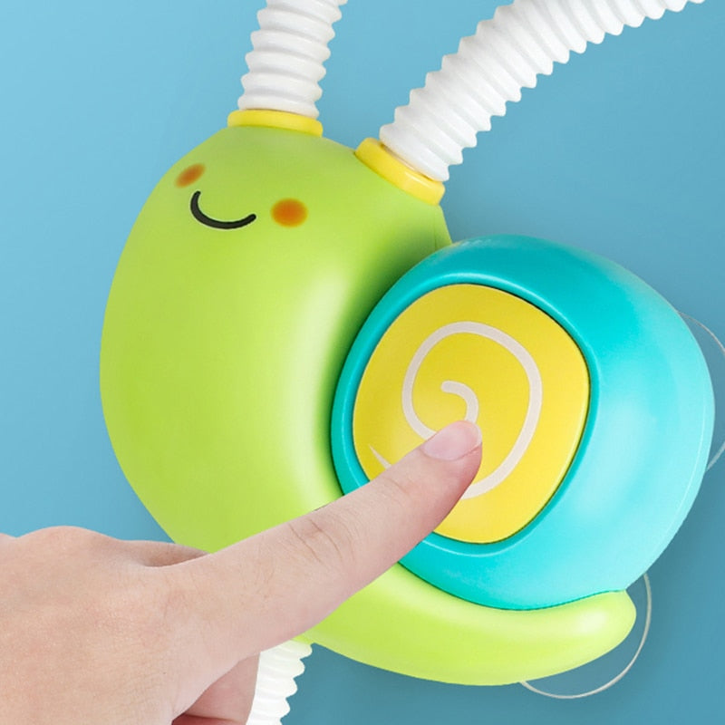 Bath Toys Water Game Snail Spraying Faucet Shower. Electric Water Spray Toy For Baby Bath time