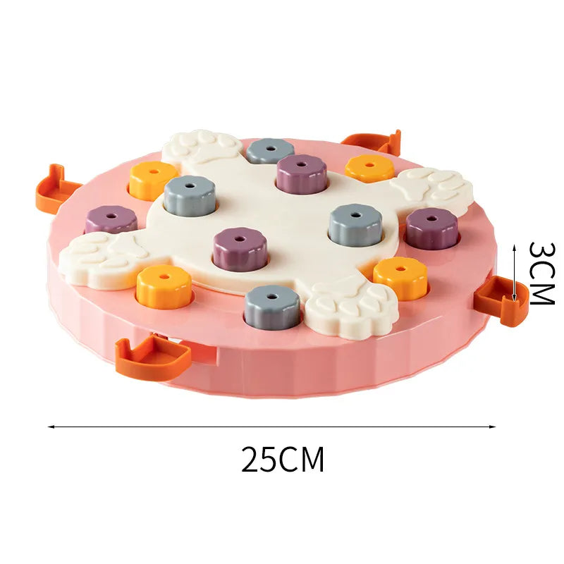 Dog Puzzle for slowing down, Feeder is Interactive, Increase Puppy IQ, NonSlip Bowl.