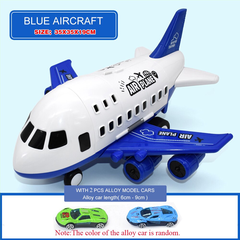 Airplane Toys for Children/Large Storage Transport Aircraft, Truck & Car