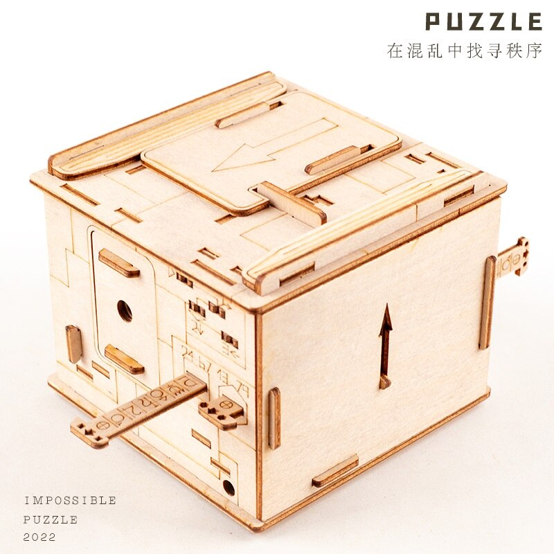 ESC Welt Space Box Space Box, Brain-burning wooden decryption puzzle