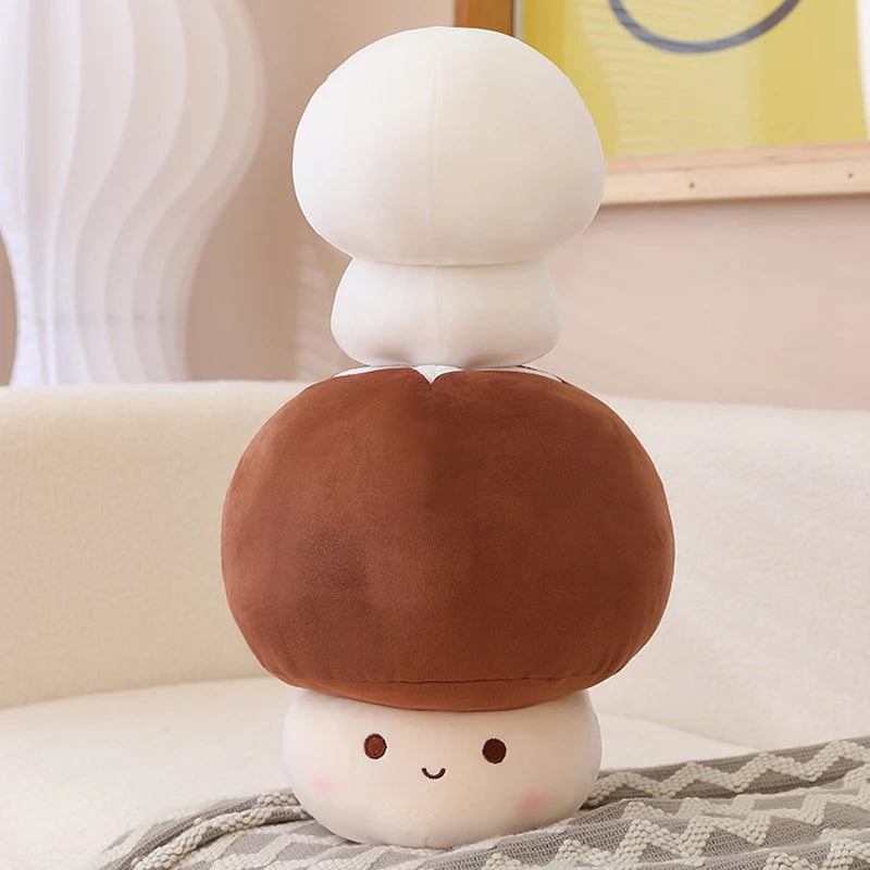 23/30CM Kawaii Mushroom Plush Dolls Simulation Plant Pillow Lovely Toys for Home Decor Sleeping Cushion Stuffed Soft Dolls