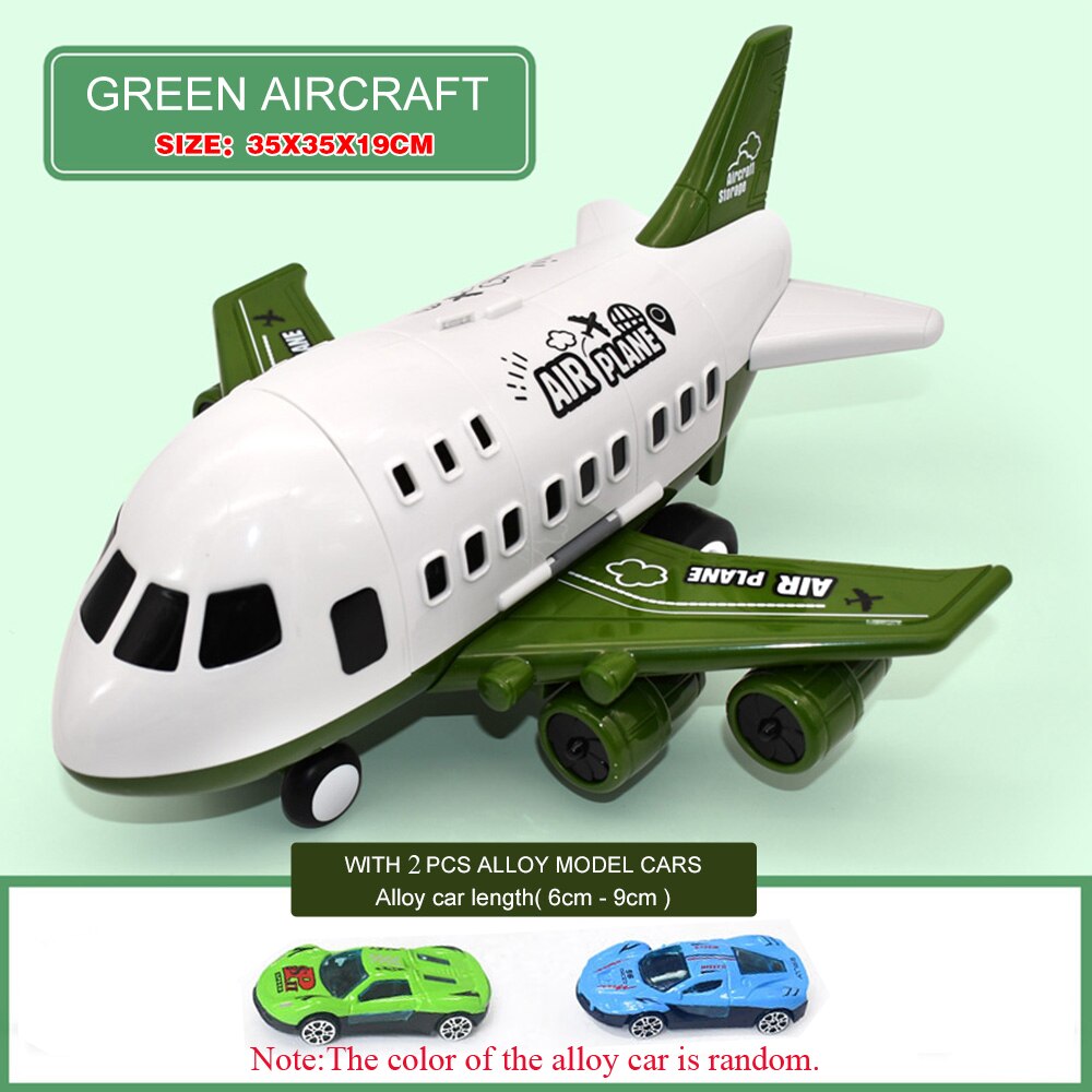 Airplane Toys for Children/Large Storage Transport Aircraft, Truck & Car