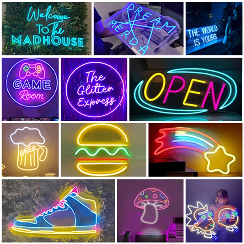 Custom Neon Sign Led Letters Personalized Name Logo LED Signs Even for Kids