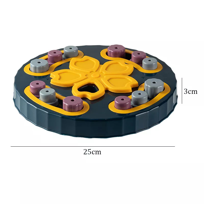 Dog Puzzle for slowing down, Feeder is Interactive, Increase Puppy IQ, NonSlip Bowl.