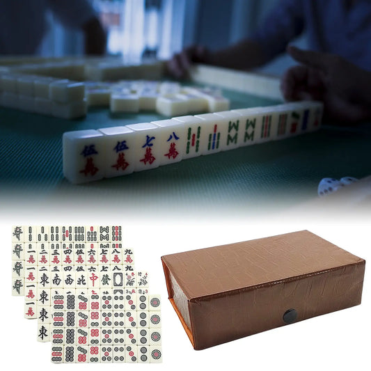 146 PCS/set Mini Mahjong Board Game