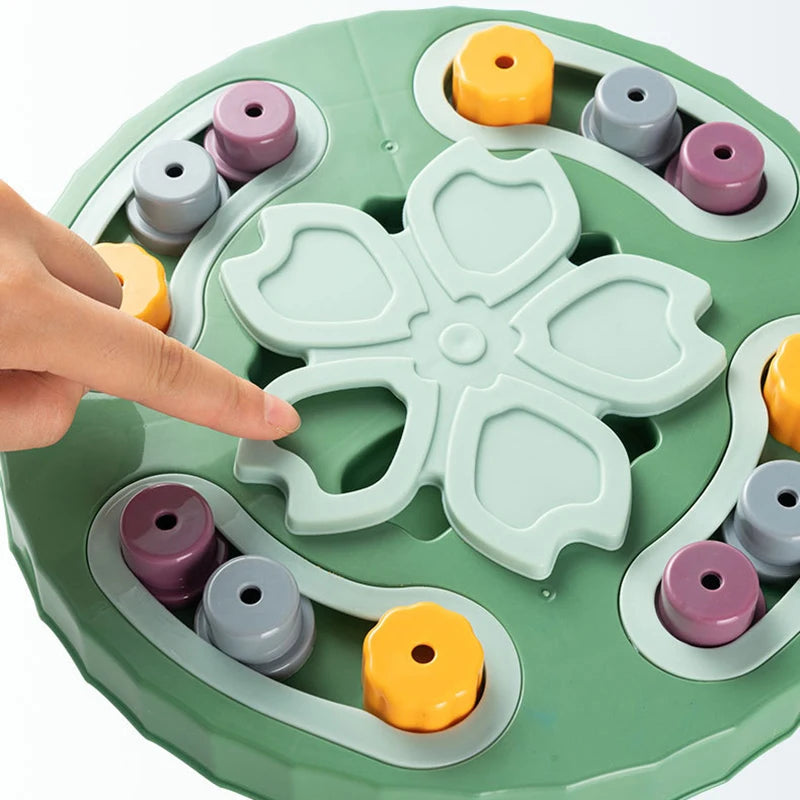 Dog Puzzle for slowing down, Feeder is Interactive, Increase Puppy IQ, NonSlip Bowl.