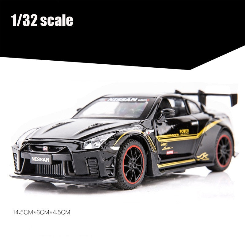 1:32 Nissan GTR R35 Racing Car Model. Vehicles/Sound And Light