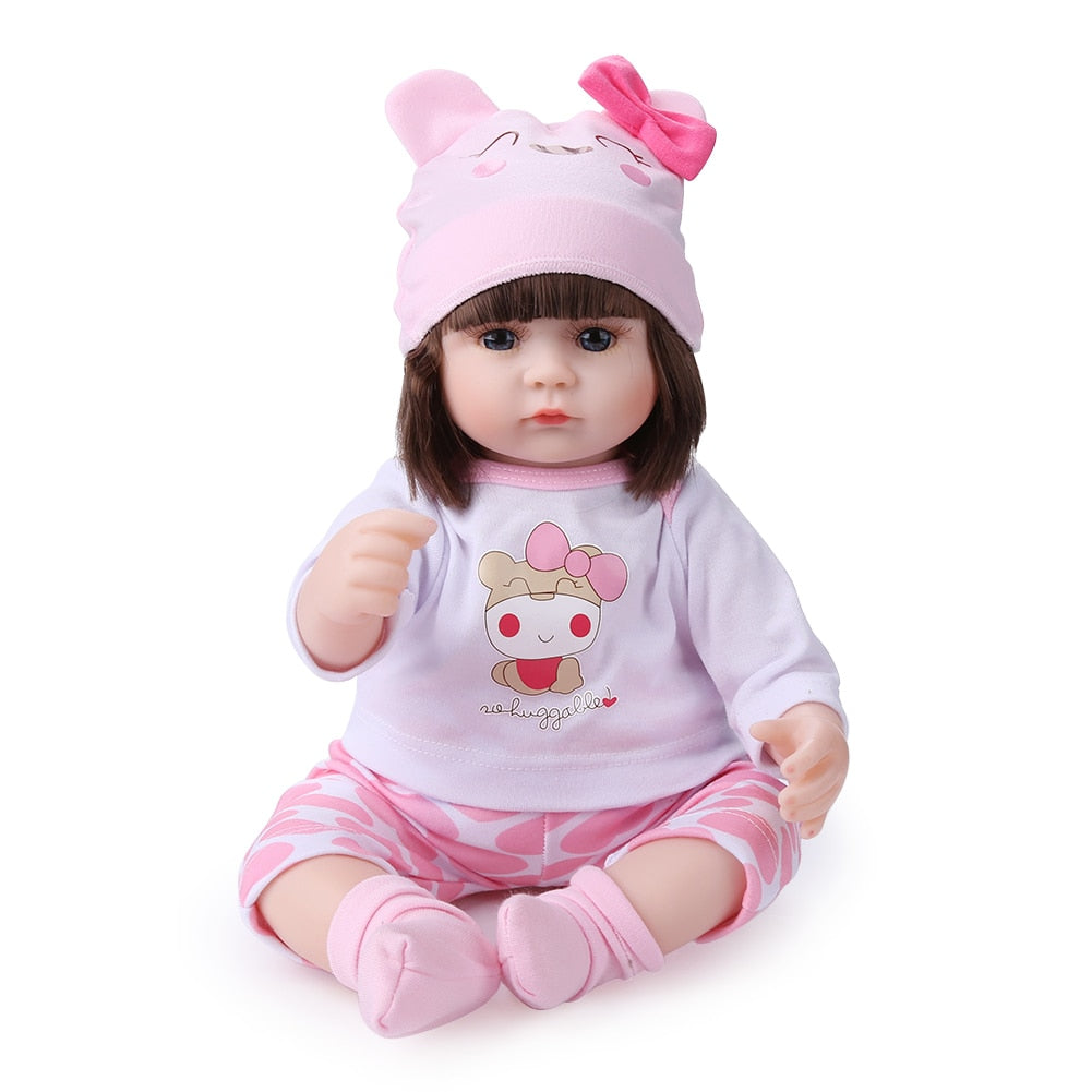 42CM Baby Doll, Sleeping companion, Realistic, Lifelike Soft