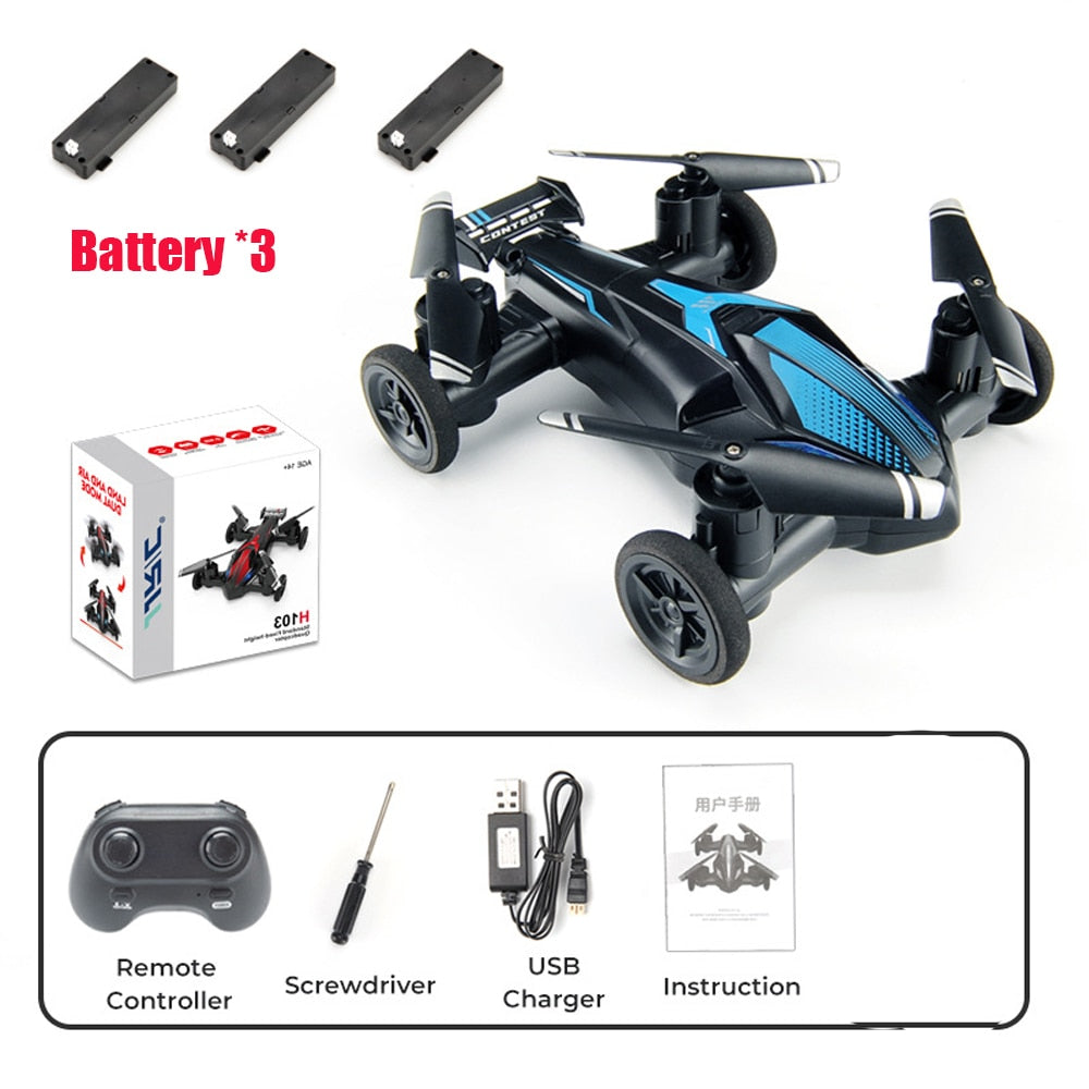 Land-Air Mini Drone Aircraft Dual-Mode Four-Axis Aircraft