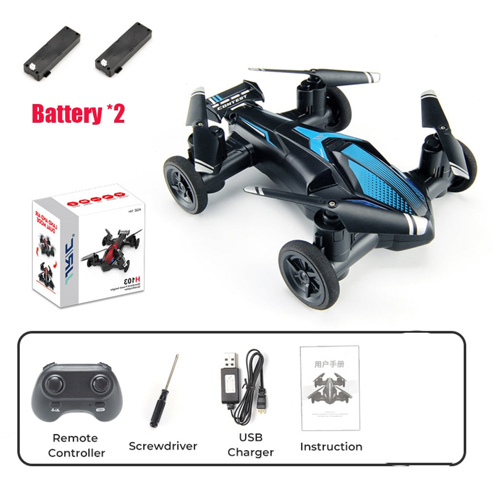 Land-Air Mini Drone Aircraft Dual-Mode Four-Axis Aircraft