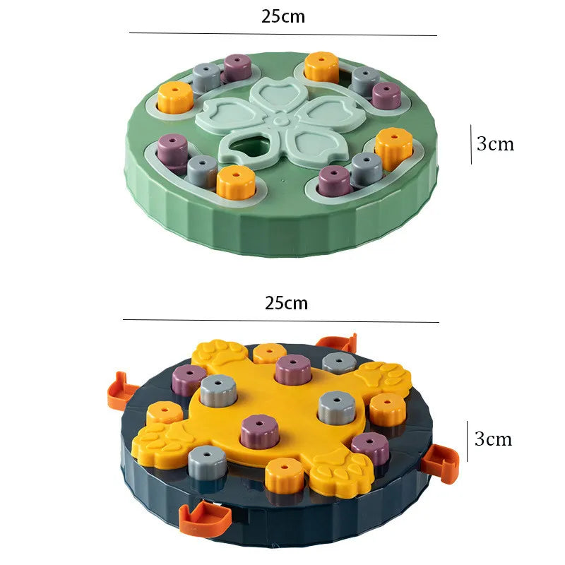 Dog Puzzle for slowing down, Feeder is Interactive, Increase Puppy IQ, NonSlip Bowl.