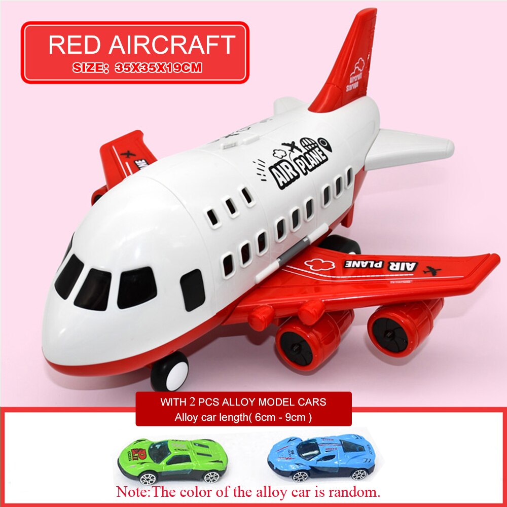 Airplane Toys for Children/Large Storage Transport Aircraft, Truck & Car