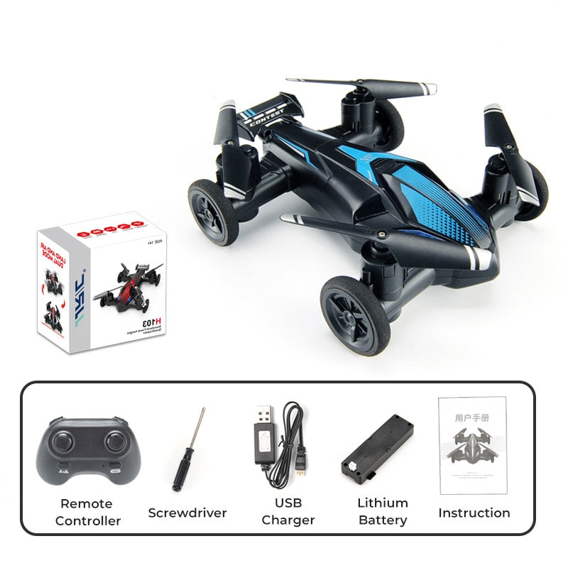 Land-Air Mini Drone Aircraft Dual-Mode Four-Axis Aircraft