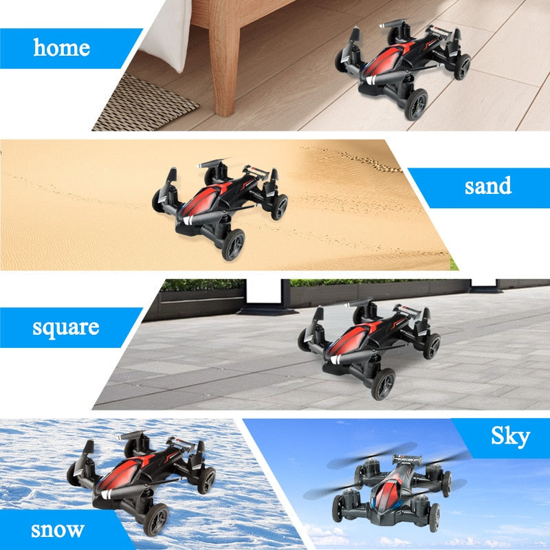 Land-Air Mini Drone Aircraft Dual-Mode Four-Axis Aircraft