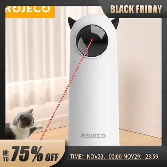 ROJECO Cat Toy, Interactive, Teasing, LED Laser-for use indoor Cat Toy