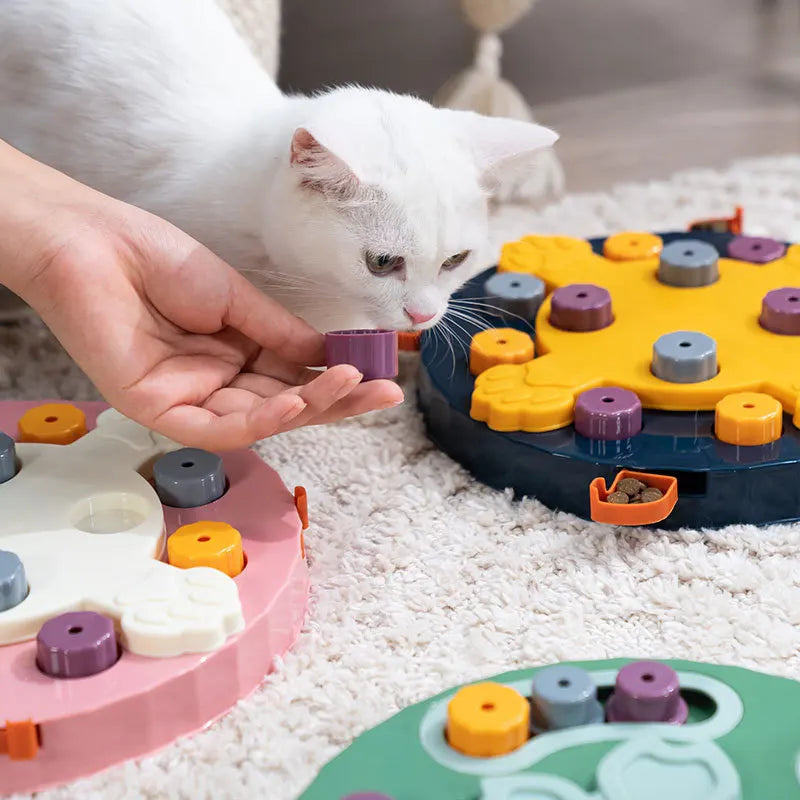 Dog Puzzle for slowing down, Feeder is Interactive, Increase Puppy IQ, NonSlip Bowl.