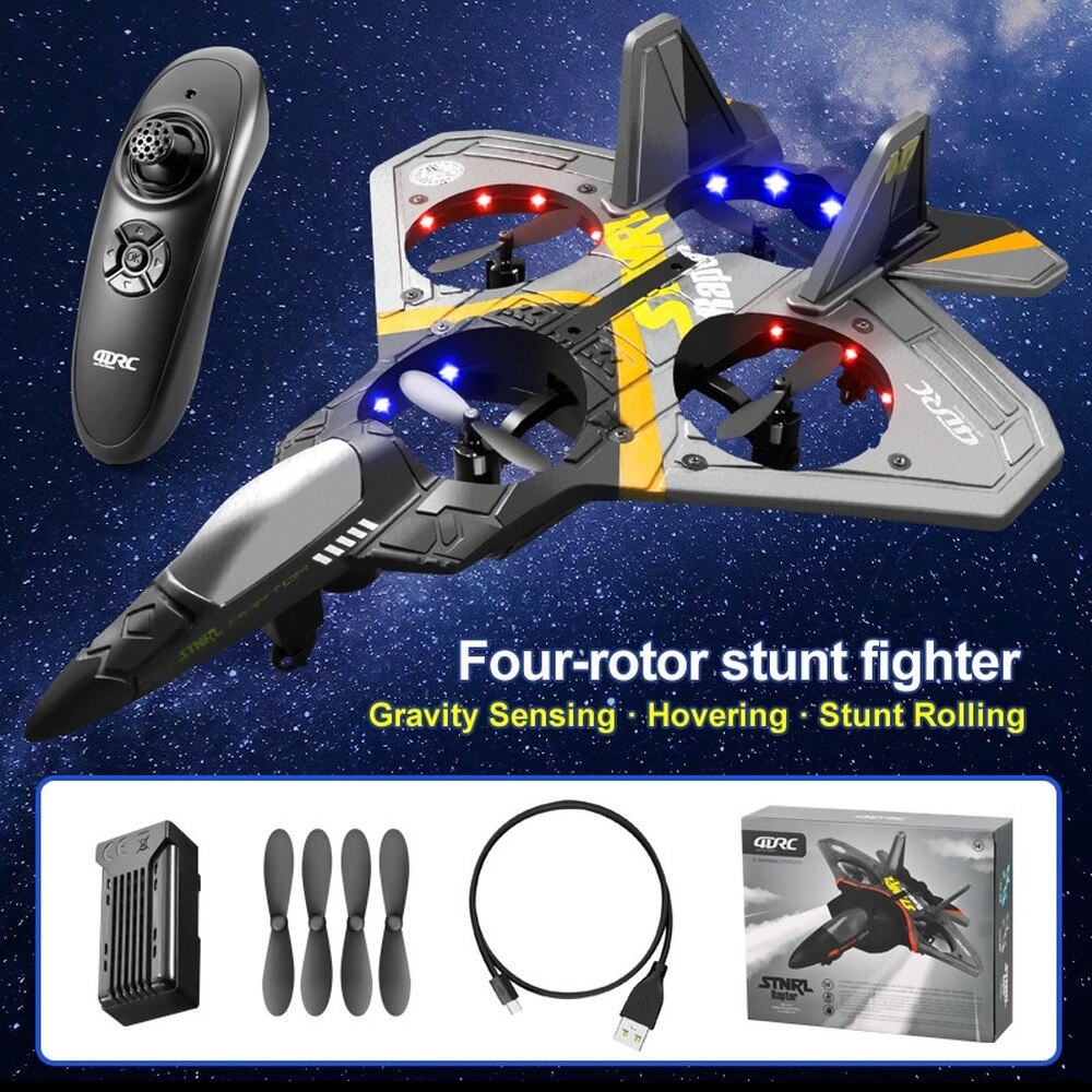 Rc Plane Gravity Sensing, 4K Glider R C, Helicopter, Foam Airplane