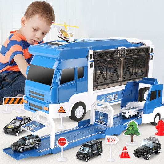 Ejection Rail Container Truck - toysforparents