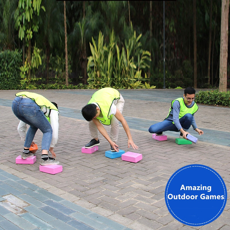 Fun Outdoor Games With Blocks of Foam