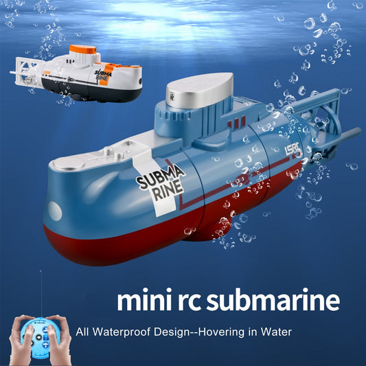 Mini Rc Boat Submarine, 0.1M/s Speed, Remote Control Boat, Waterproof Diving Toy