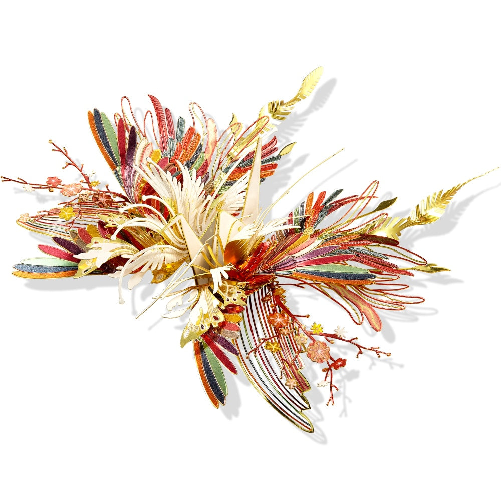 One Thousand Origami Cranes 3D Metal Puzzle - toysforparents