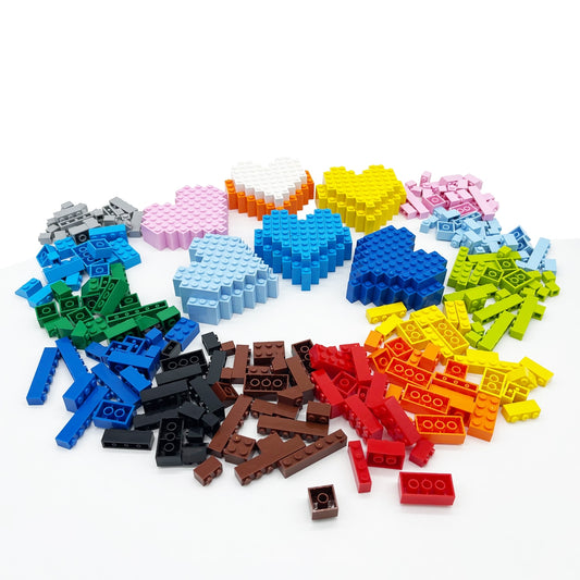 Bulk Solid Color Building Blocks (Compatible with Lego)