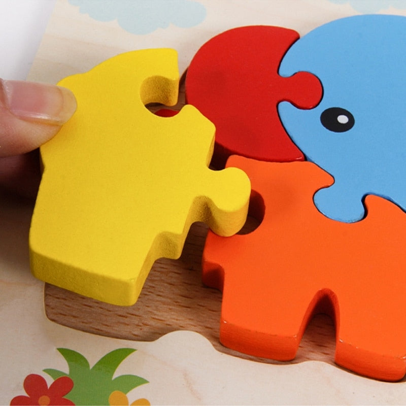 Baby Wooden Jigsaw Puzzles - toysforparents