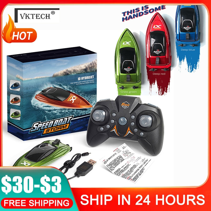 Waterproof Mini RC Boat - toysforparents