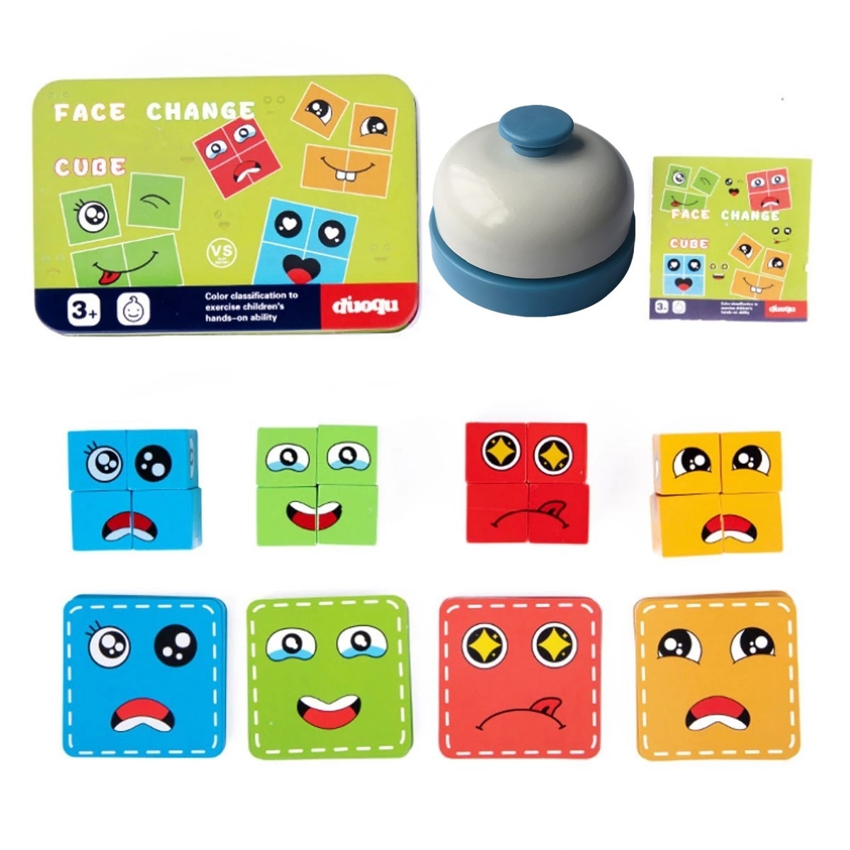 Cube Face Changing Building Blocks -- Montessori