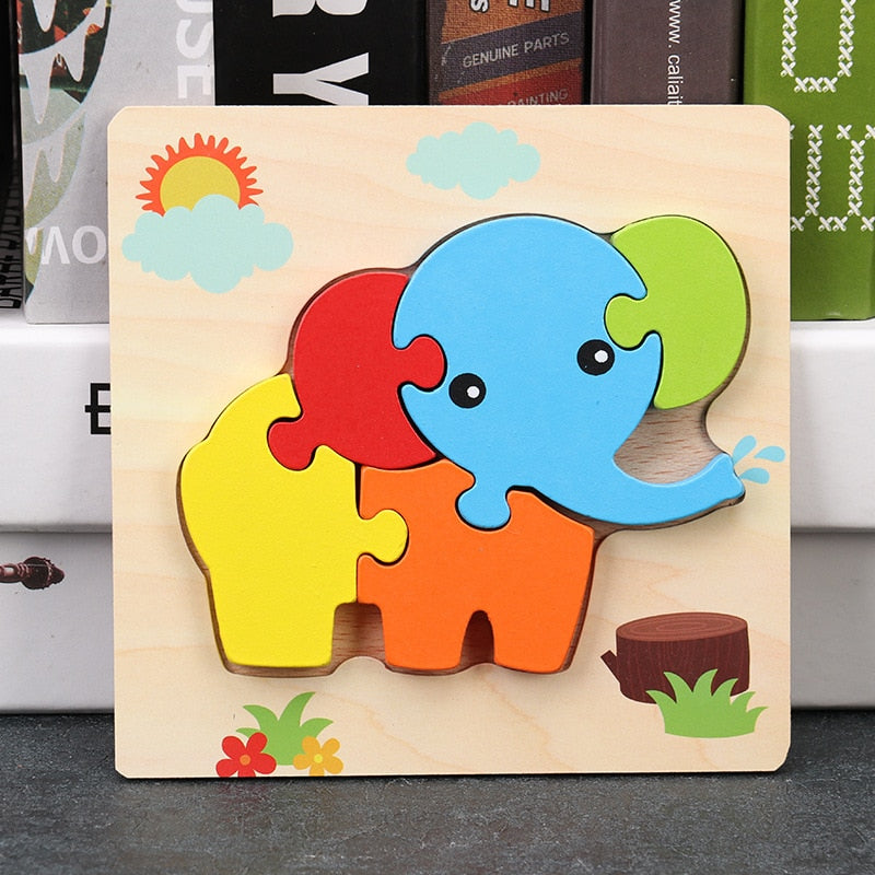 Baby Wooden Jigsaw Puzzles - toysforparents