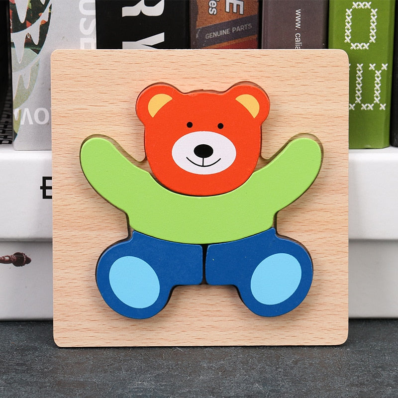 Baby Wooden Jigsaw Puzzles - toysforparents