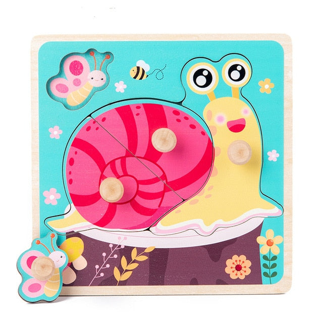 Baby Wooden Jigsaw Puzzles - toysforparents