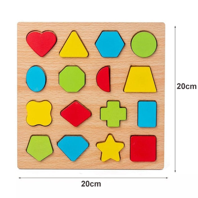 Baby Wooden Jigsaw Puzzles - toysforparents