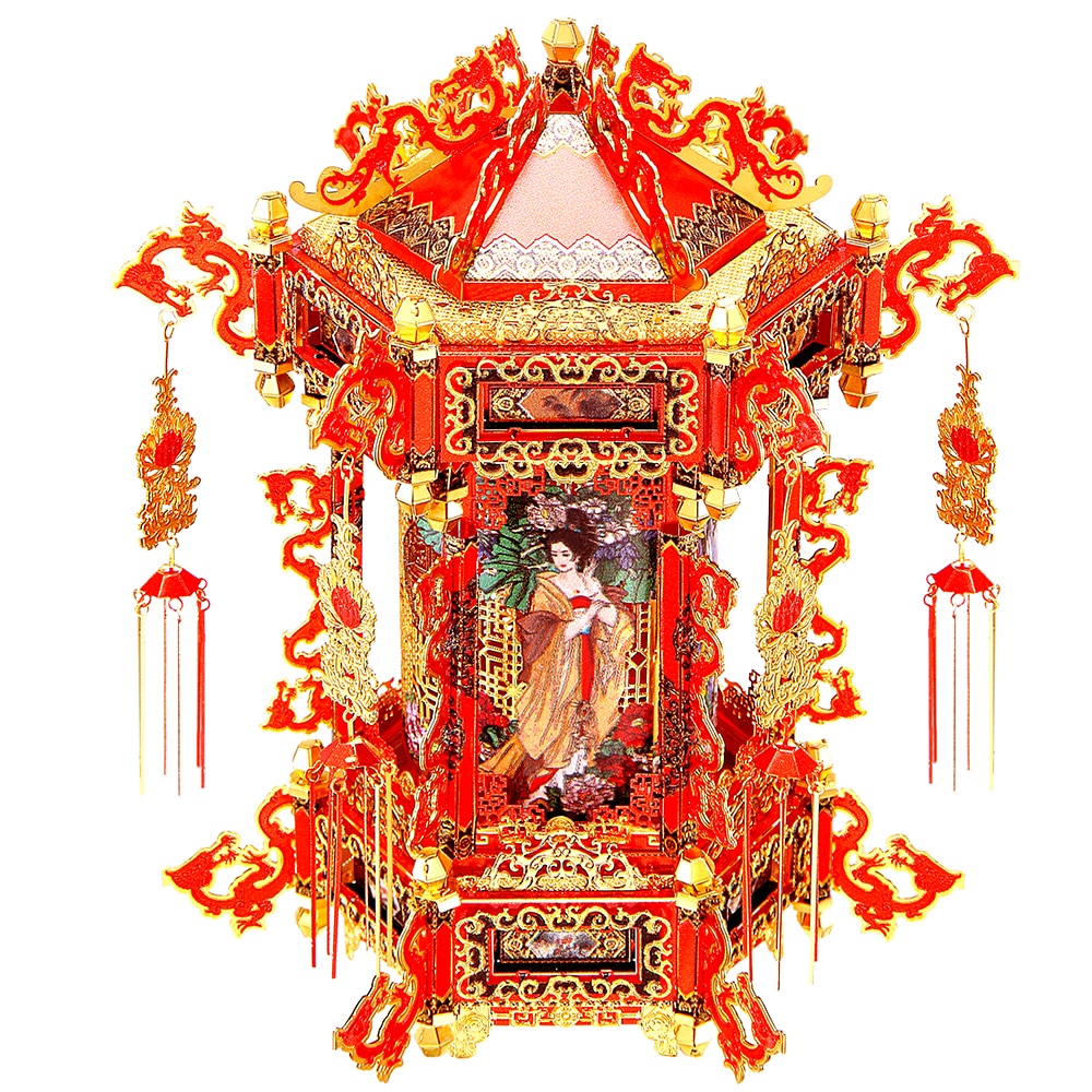 Bridal Sedan Chair 3D Metal Puzzle - toysforparents