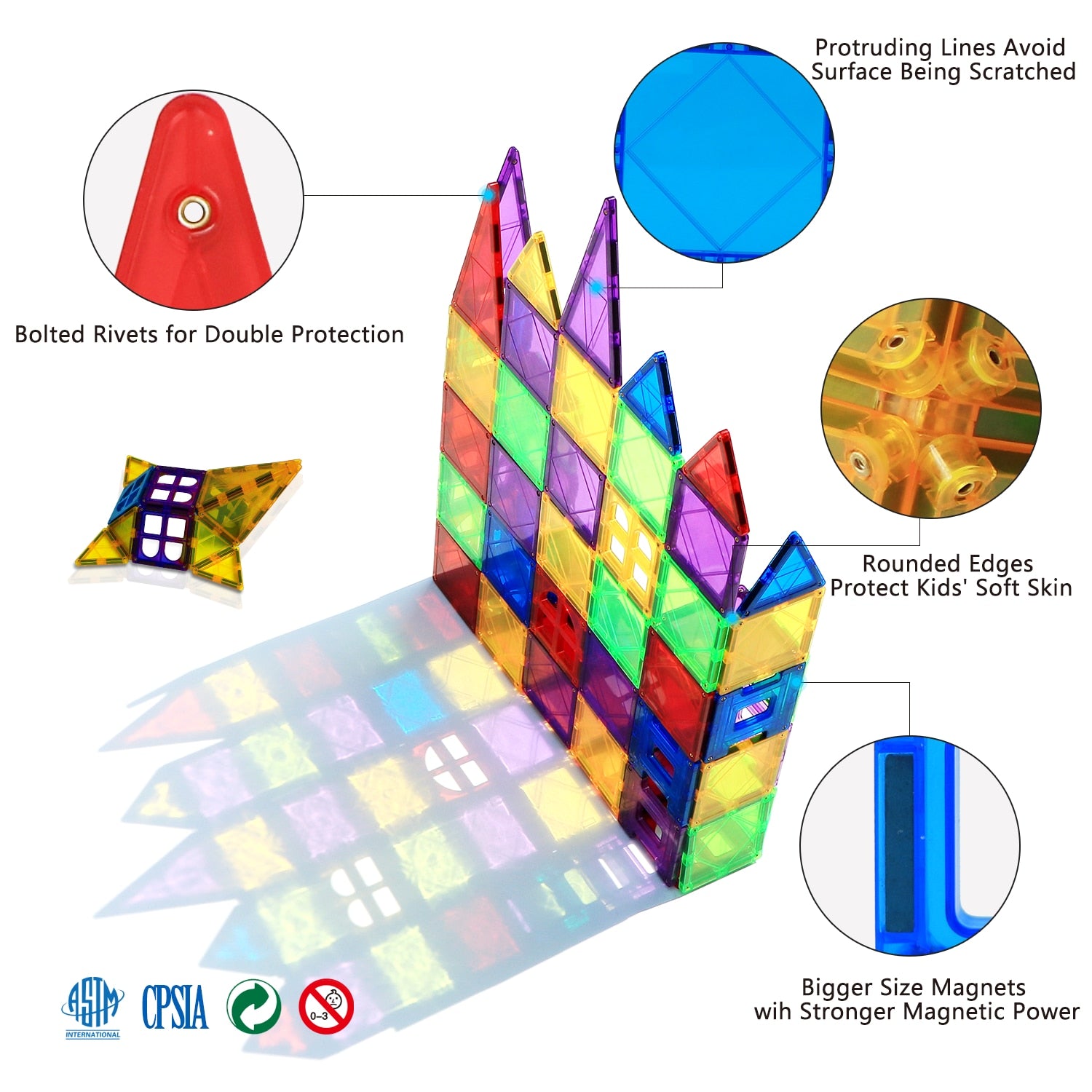 Magnetic Building Blocks - toysforparents