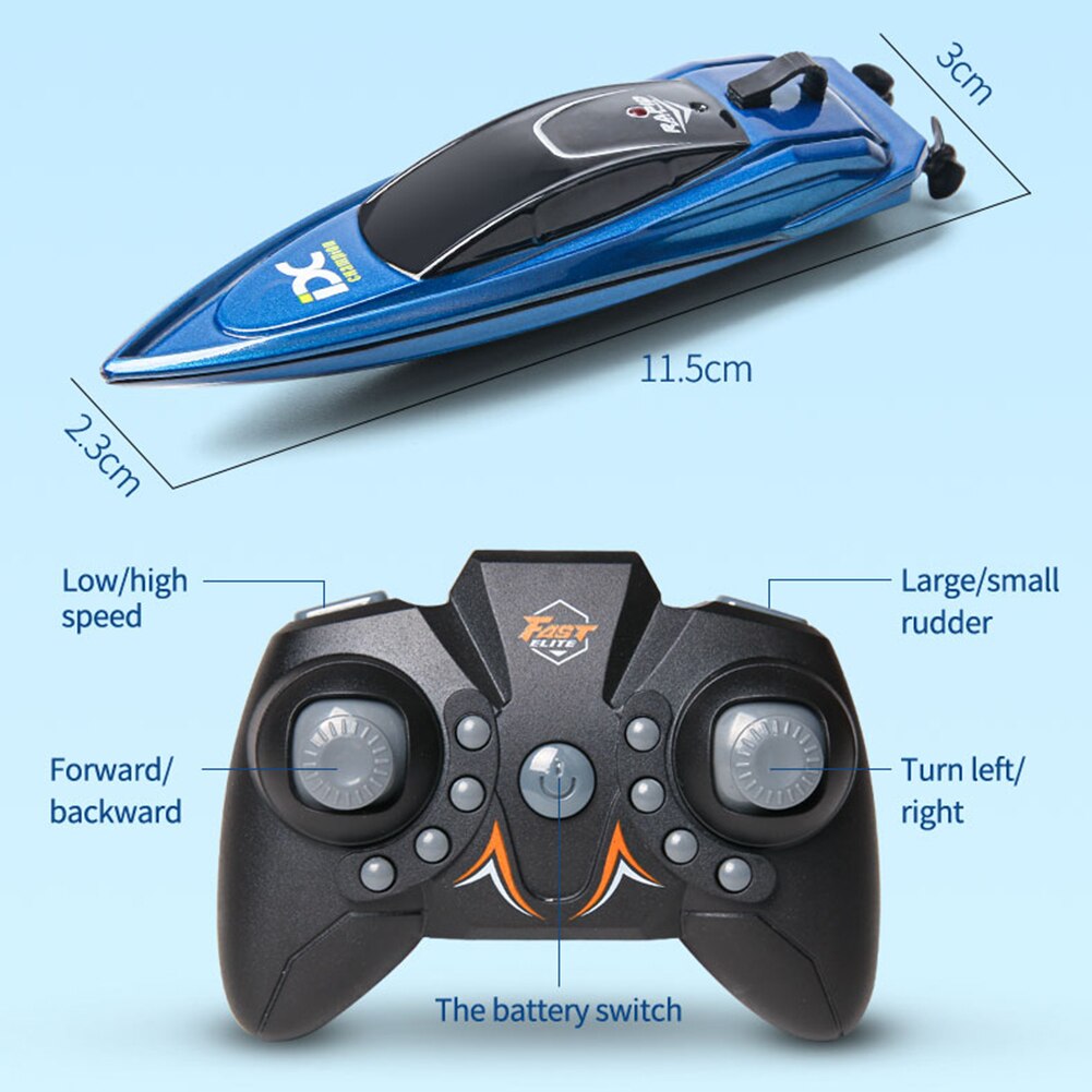 Waterproof Mini RC Boat - toysforparents