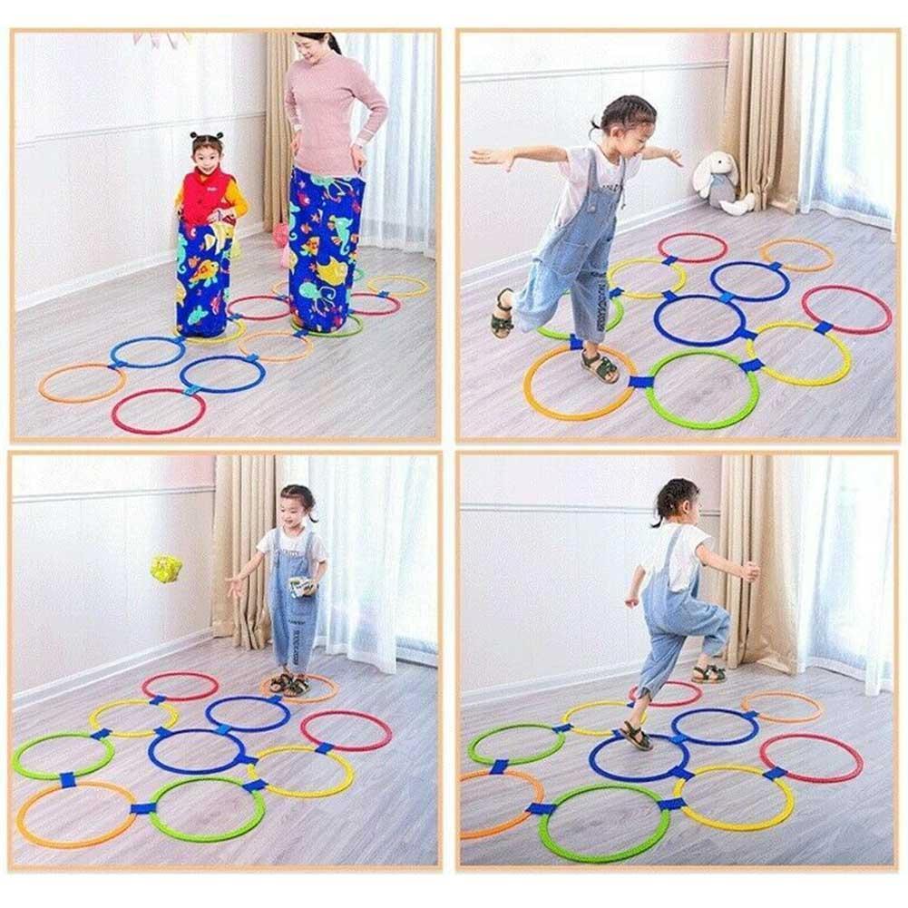 Children Hopscotch Circle Rings - toysforparents