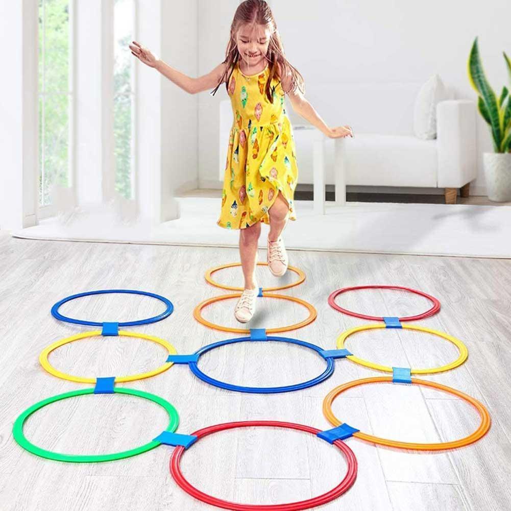 Children Hopscotch Circle Rings - toysforparents