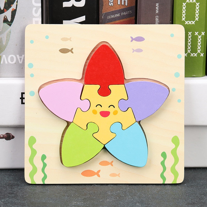 Baby Wooden Jigsaw Puzzles - toysforparents