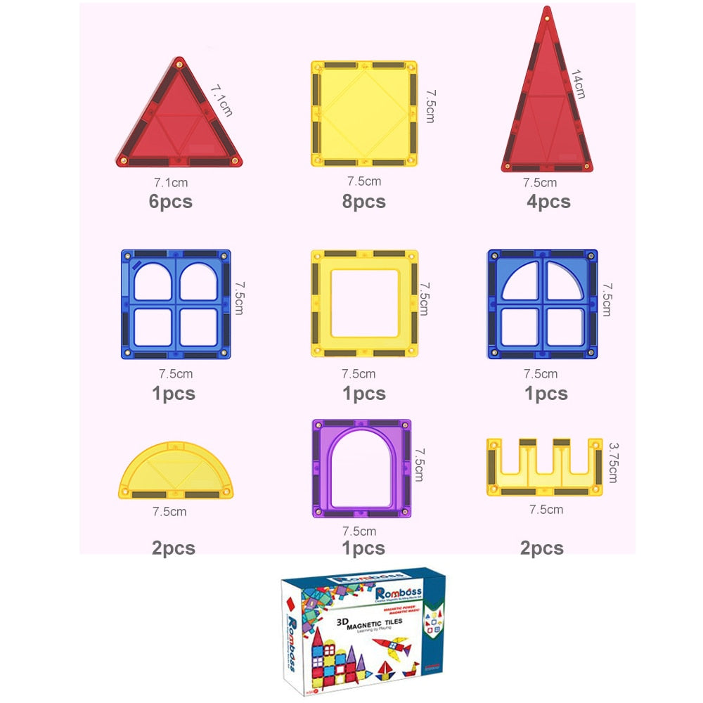 Magnetic Building Blocks - toysforparents