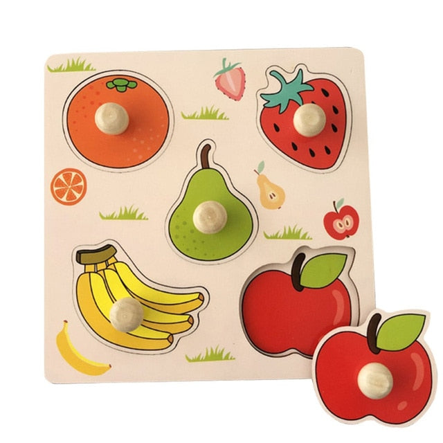 Baby Wooden Jigsaw Puzzles - toysforparents